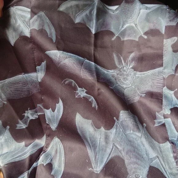 BlackMilk Pinstripe Gone Batty Fitted Blazer - Picture 4 of 9